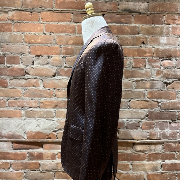 Dsquared2 100% Silk Geometric Jacquard Blazer - Picture 4 of 10